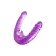 Fallomitator two -sided with vibropuli Toyfa DUBLE DILDO, TPR, purple color, 35 cm