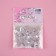 Rhound rhinestones “petal”, from organic glass, 7 × 15 mm, 50 pcs, white color