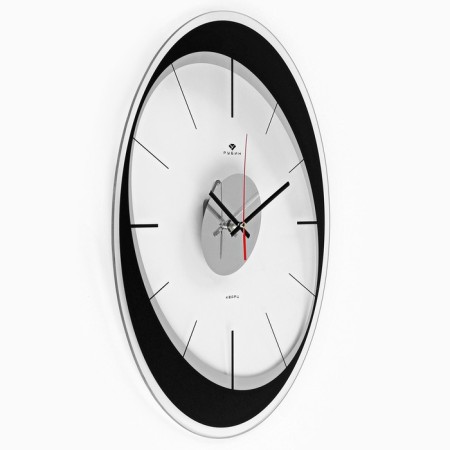 Watching clock, interior "Ellips", silent, 35 x 46 cm-1
