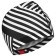 Hat of swimming adult onlytop "black and white", fabric, girth 54-60 cm