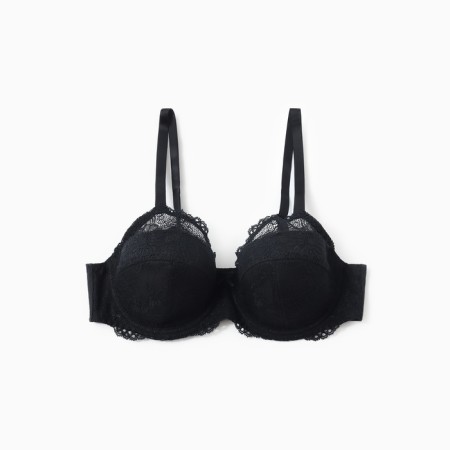 Women's bra, black color, size 70f