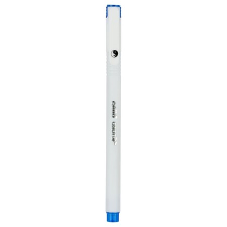 Balloon handle Cello "Aspro" needle node 0.7mm, blue ink, matte white case-1