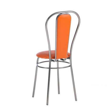 Bella chair orange/chrome-2