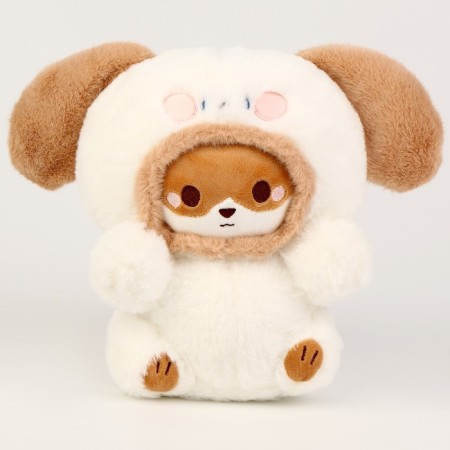 Soft toy "cat in a dog costume", 23 cm