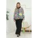 Female shirt, size 60, white, black color