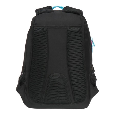 School backpack, 40 x 25 x 13 cm, Grizzly, ergonomic back, laptop department, black-5