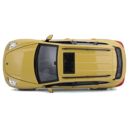 BBURAGO Porsche Cayenne Turbo, Die-Cast, 1:24, opening doors, yellow color.-5