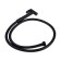 Accoona A3290F-2 mixer, with hygienic shower, wall, black