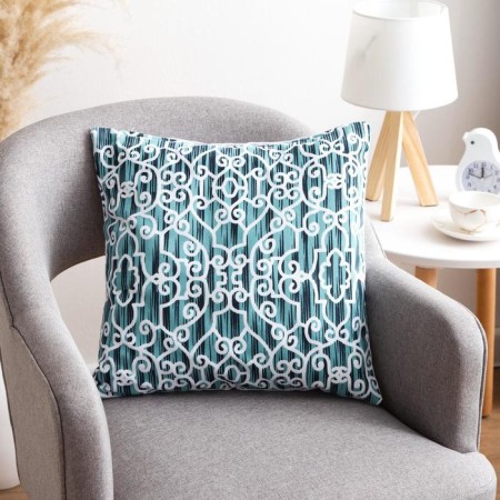 Decorative pillowcase 40x40 cm, Pattern Mint, 100% cotton-3