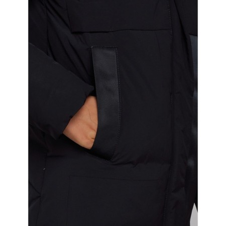 Coat insulated winter female, size 54, black color-11