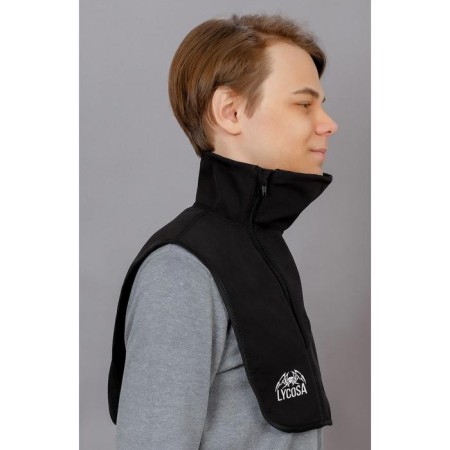 Wind protection of the neck and chest - Lycosa Windstopper Black-2