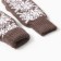 Double female mittens, brown color, river 18