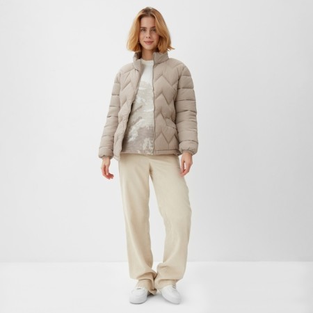 Women's jacket on lightning Colorista color gray-beige rr 44-1