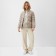Women's jacket on lightning Colorista color gray-beige rr 44