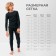 Thermal underwear for a boy (longshit, leggings) color graphite melange, height 164
