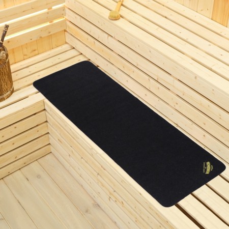 Bath sunbed gray 145x50 with embroidery "Champion in bath sports"-4