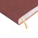 Ежедневник-планер А5 200л кожзам, интегр/обл, софтач, 2 ляссе, резинка, коричнев