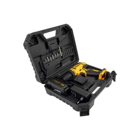 Drill-shuruvumvets battery vortex DA-16L-2K, 2 Ah, 55 Nm, 2 speeds, 1400 rpm-5