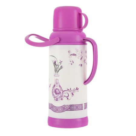 Thermos 2 l, with a glass flask 18 x 39 cm, purple