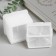 Mold Silicon "Casket - rectangular bow" with a lid of 7.7x7.6x6.6 cm