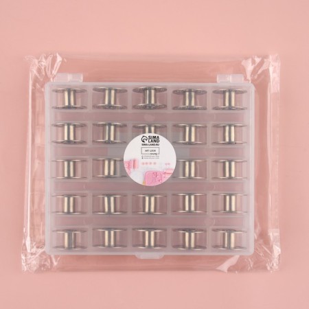 A set of rumps in a plastic box, d = 20 mm, 25 pcs, metal-5