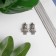 Decor Metal for creativity "Owl on a branch" (A10093) 2.1x1.2 cm