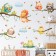 Sticker Plastic Interior Color "Concert Beast in the Forest" Set 2 sheets 30x90 cm