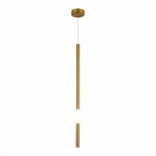 Suspension lamp ST LUCE. SL1222.233.01. Angurra. 1x18 W, LED, 4000K, 560 LM, 12x12x9 cm, golden color