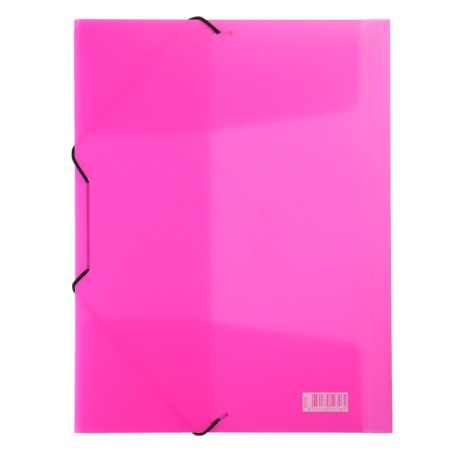 A4 elastic band, 600 μm, Erichkrause "Neon Animals", texture "Sand", pink, mix-5