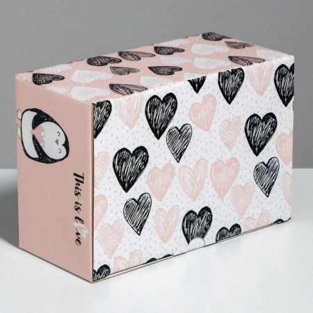 Box - Penal, Gift packaging, “this is love”, 22 x 15 x 10 cm-3