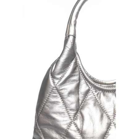 Women's bag, eco -leather, Ludor silver, 33x15x22 cm-2