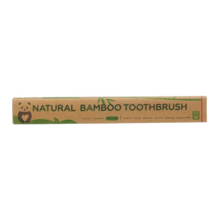 Bamboo Toothbrush hard, 5 pieces, mix of flowers-13