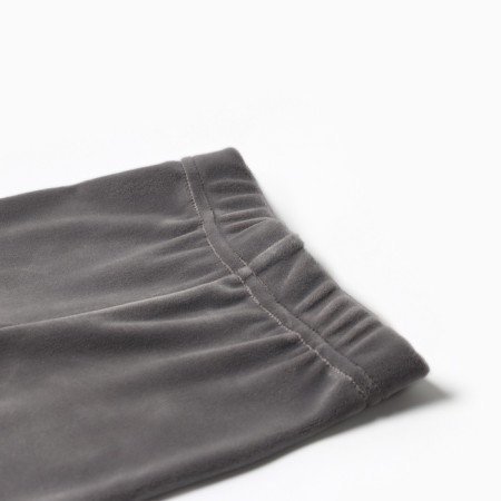 Pants (leggings) Kroshka I'm plushy, p. 80-86 cm, gray-1
