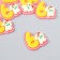 Decor for creativity "Number 6 with an animal" set 10 pcs 1.9x2.1 cm