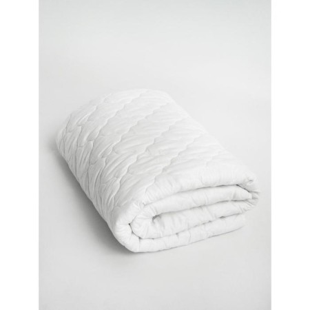 Substerennoper Stygannaya, size 140x200 cm, with elastic bands in the corners, white color-2