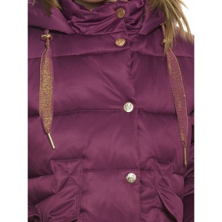 Coat for girls, height 98 cm, lilac color-7