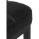 Har loth metal stool/eco -leather, black/black 35x35x65 cm