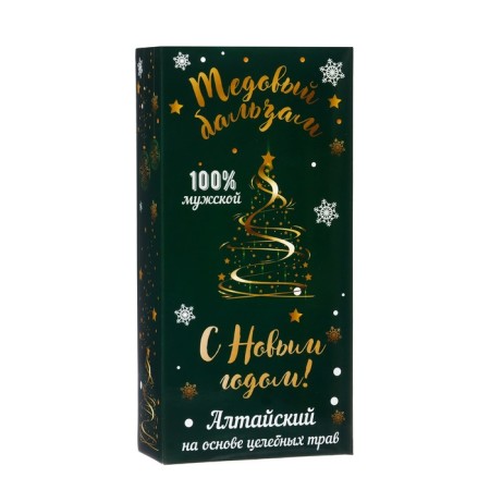 New Year's honey balm Altai "Male", 250 ml-1