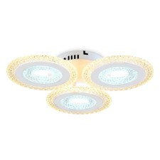 Светильник светодиодный потолочный с пультом Ambrella light, Original, FA4001, 3хLED, 70 Вт, 5250Lum, 3000-6400К, цвет белый