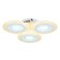 LED ceiling LED with Ambrella Light, Original, FA4001, 3HLED, 70 W, 5250LUM, 3000-6400K, white color, white