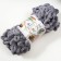Yarn "Puffy" 100 % micropoliester 9m/100g (428 gray)