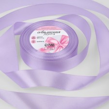 Satin ribbon, 25 mm × 23 ± 1 m, pale lilac # 44 color