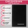 Deliciper of Leduced A5, 160 sheets, boumvinyl cover, black