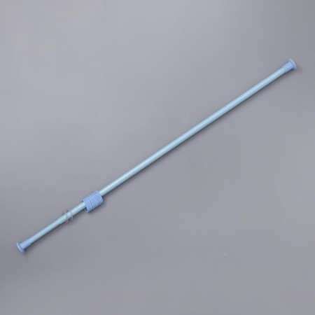 Bathroom cornice, telescopic 120-220 cm, blue color-5