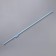Bathroom cornice, telescopic 120-220 cm, blue color
