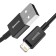 Baseus cable, Lightning - USB, 2.4 A, TPE braid, 1 m, black