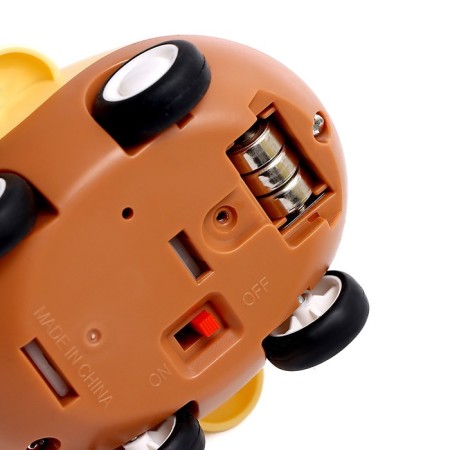 The inertial car "Cute deer", light, sound, beige color-4