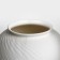 Vase for flowers decorative "Toledo" color white 20 x 15 x 15 cm