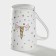 Porcelain share mug "Unicorn in the stars", 380 ml, white color