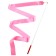 Ribbon for rhythmic gymnastics with a stick Grace Dance, 4 m, pink color